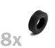Набір гумових шин 1:24 для вантажного автомобіля Trailer Rubber Tyres Italeri 3890 - зображення 3