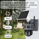 Камера видеонаблюдения на 3 линзы 4G SD 35-4G IP66 с солнечной панелью, ночной сьемкой, микрофоном и датчиком движения - изображение 3