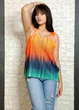 Майка віскозна в’язана помаранчева New Collection S-L 6-1012 - зображення 4