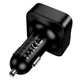 FM-трансмиттер Hoco E87 Delta 35W USB Type-A USB Type-C Быстрая зарядка Черный - изображение 6