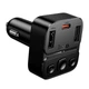FM-трансмиттер Hoco E87 Delta 35W USB Type-A USB Type-C Быстрая зарядка Черный - изображение 7