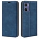 Чехол Taba Retro-Skin для Motorola Moto G05 книжка кожа PU с визитницей синий - изображение 1