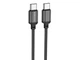 Кабель Borofone BX87 Sharp 60W charging data cable for Type-C to Type-C 3A 1m Black - зображення 2