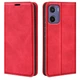 Чехол Taba Retro-Skin для Motorola Moto G05 книжка кожа PU с визитницей красный - изображение 1
