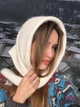 Хустка бактус косинка жіноча Zefur біла - зображення 7