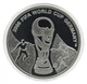 Монета Грузия 1 лари 2004 Серебро Proof Чемпионат мира по футболу 2006 года в Германии (Ag 925, 28,28 грамм) - изображение 1