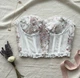 Жіночий корсетний топ у білизняному стилі Honey Fashion Accessories S білий (10-23) - зображення 2