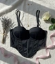 Корсетний моделюючий топ з чашками у стилі стрітстайл Honey Fashion Accessories М чорний (10-31) - зображення 2