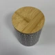 Банка керамічна з бамбуковою кришкою 500 мл 10х10х12,5 см ORNAMENT Limited Edition JH6009-6 коричнева - зображення 5