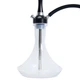 Кальян Monster Hookah MN 04-BK Black Style — алюминиевый кальян с прозрачной стеклянной колбой и диффузором, высота 60 см - изображение 4