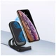 Зарядний пристрій ColorWay Wireless Stand 15W Black (CW-CHW31Q-BK) ColorWay CW-CHW31Q-BK 925260 - зображення 3