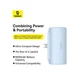 Батарея універсальна Baseus Compact 4900mAh 20W Lightning, Black (PPWC05I) (P10068304112-00) Baseus P10068304112-00 926779 - зображення 2