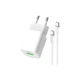 Зарядний пристрій ColorWay GaN Mini 35W PD Port PPS USB (Type-C PD + USB QC4.0) cable Type-C (CW-CHS055PDC-WT) ColorWay CW-CHS055PDC-WT 925590 - зображення 4