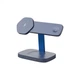 Зарядний пристрій Canyon wireless charger HEXAGON WCS-310 3in1 DarkGrey/Blue (CNS-WCS310DGBL) CANYON CNS-WCS310DGBL 925485 - зображення 2