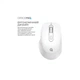 Мишка OfficePro M265W Wireless/Bluetooth Silent Click White (M265W) OfficePro M265W 926711 - зображення 11