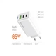 Зарядний пристрій ColorWay GaN Mini 65W PD Port PPS USB (USB-2C1A) white (CW-CHS058PD-WT) ColorWay CW-CHS058PD-WT 925597 - зображення 7