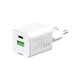 Зарядное устройство ColorWay GaN Mini 30W PD Port PPS USB (Type-C PD + USB QC4.0) white (CW-CHS053PD-WT) ColorWay CW-CHS053PD-WT 925587 - изображение 4