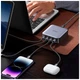 Зарядний пристрій Ugreen 4xUSB 100W (3xType-C+USB A QC3) GAN Charger Nexode Series Black CD328 (90928) UGREEN 90928 925355 - зображення 5