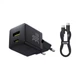 Зарядное устройство Baseus 1xUSB-C 30W + 1xUSB + cable USB-C to USB-C 60W 1.0m (P1011160A113-01) Baseus P1011160A113-01 925817 - изображение 3