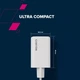 Зарядний пристрій Canyon CU65ACC GaN 65W 2xPD 1xQC EU White (CNS-CUW65ACC) CANYON CNS-CUW65ACC 925479 - зображення 6