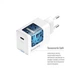 Зарядний пристрій ColorWay GaN Mini 45W PD Port PPS USB-C white (CW-CHS057PD-WT) ColorWay CW-CHS057PD-WT 925594 - зображення 8