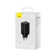 Зарядное устройство Baseus 2xUSB-C 65W + 1xUSB GaN + cable USB-C to USB-C 100W 1.0m black (CCGP120201) Baseus CCGP120201 925814 - изображение 6