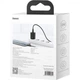 Зарядний пристрій Baseus 1xUSB 25W (USB-C) + Cable Type-C black (TZCCSUP-L01) Baseus TZCCSUP-L01 925379 - зображення 9