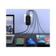 Зарядное устройство Choetech 4xUSB 100W PD (2хUSB-C+2хUSB-A) сharger diamond model black (PD6028-BK) Choetech PD6028-BK 925582 - изображение 4