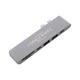 Порт-репликатор Choetech Dock-Station USB-C 7-in-1 (HDMI/картридер/USB-A/USB-C, for MacBook Pro/Air) (HUB-M14-GY-V2) Choetech HUB-M14-GY-V2 926459 - изображение 3