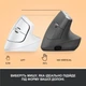 Мишка Logitech Lift Vertical Ergonomic Wireless/Bluetooth White (910-006475) Logitech 910-006475 926669 - зображення 8