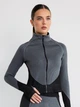 Жіноча спортивна кофта Giulia JACKET SPORT FIT black/grey, S/M (4823116936447) - зображення 3
