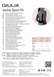 Жіноча спортивна кофта Giulia JACKET SPORT FIT black/grey, S/M (4823116936447) - зображення 8