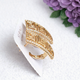 Серьги Xuping Jewelry длина 1.9см ширина 9мм медицинское золото позолота 18К с1661 - изображение 2