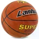 М'яч баскетбольний гумовий для школи та спортзалу LANHUA Super soft м'яч для активного відпочинку вуличного баскетболу гри на майданчику вулиці помаранчевий універсальний для дорослих та дітей професійний дизайн розмір 7 - зображення 2