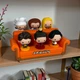 Тематичний Диван - Підставка для Шести Фігурок Friends x McDonald’s / Stand Display / Оранжевий Органайзер для Друзі Макдональдс з Кольоровими Елементами - зображення 1