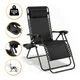 Раскладное кресло шезлонг LEOBRO Zero Gravity Black (LB-ZGC-F1-BLK) - изображение 1