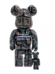 Статуетка колекційний набір Bearbrick Benjamin Grant Overview Barcelona 400% + 100% 28 см + 7 см Medicom Toy Барселона - зображення 2
