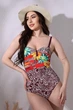 Купальник слитный No Brand П871 женский бордовый размер 40 - изображение 7