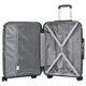 Дорожный полипропиленовый чемодан Wings PHX02 Phoenix маленький (S) на 4 колесах 55x40x21,5 см шампань - изображение 8