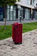 Дорожный тканевый чемодан Wings AVC01 Avocent большой (L) на 4 колесах 78х48х31+5 см бордовый - изображение 2