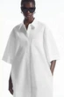 Сукня жіноча COS oversized poplin mini shirt dress 1224643001 38 Білий - изображение 3