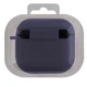 Чохол Silicone Case з мікрофіброю для Airpods 3 Dark blue - зображення 3