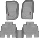 Килимки Weathertech Grey для Jeep Wrangler Unlimited (JK) 2014-2018 (5-дв.) (WT 465731-465732) - изображение 1