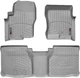 Килимки Weathertech Grey для Nissan Navara (D40) 2008-2015; Suzuki Equator (mkI) 2008-2015 (extended cab)(3 кріплення) (WT 461761-460472) - изображение 1