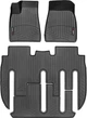 Килимки Weathertech Black для Tesla Model X (mkI) 2017(23Сер)-2020 (7 місць)(2 ряд переміщається)(1-2-3 ряд) (WT 448691-448699) - изображение 1