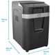 Знищувач документів HP Pro Shred Auto 200CC, CrossCut Paper Shredder, A4, 80g х 10 л.,4*20, 32л.,P-4 - изображение 7