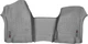 Килимки Weathertech Grey для Chevrolet Suburban (mkXI) / Tahoe (mkIV) / Silverado (mkIII)(Double/Crew Cab); GMC Yukon / Yukon XL (mkXI) 2014-2019 (цілісний)(1 ряд) (WT 465431) - изображение 1