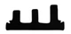 Двошарові килимки Sotra Premium Black для Toyota Land Cruiser Prado (J150)(3 ряд) 2009-2024 (ST 07180-CH-Black) - изображение 1
