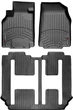 Килимки Weathertech Black для Mazda CX-9 (mkI) 2006-2015 (1-2-3 ряд) (WT 441531-441532) - изображение 1