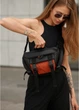 Жіноча сумка бананка Sambag Dynamicdart чорно-помаранчева 38 × 21 × 7 см (80411129) - зображення 5